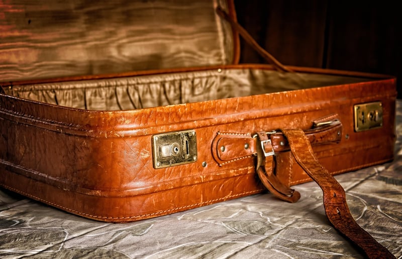 Vintage Suitcase Nightstand